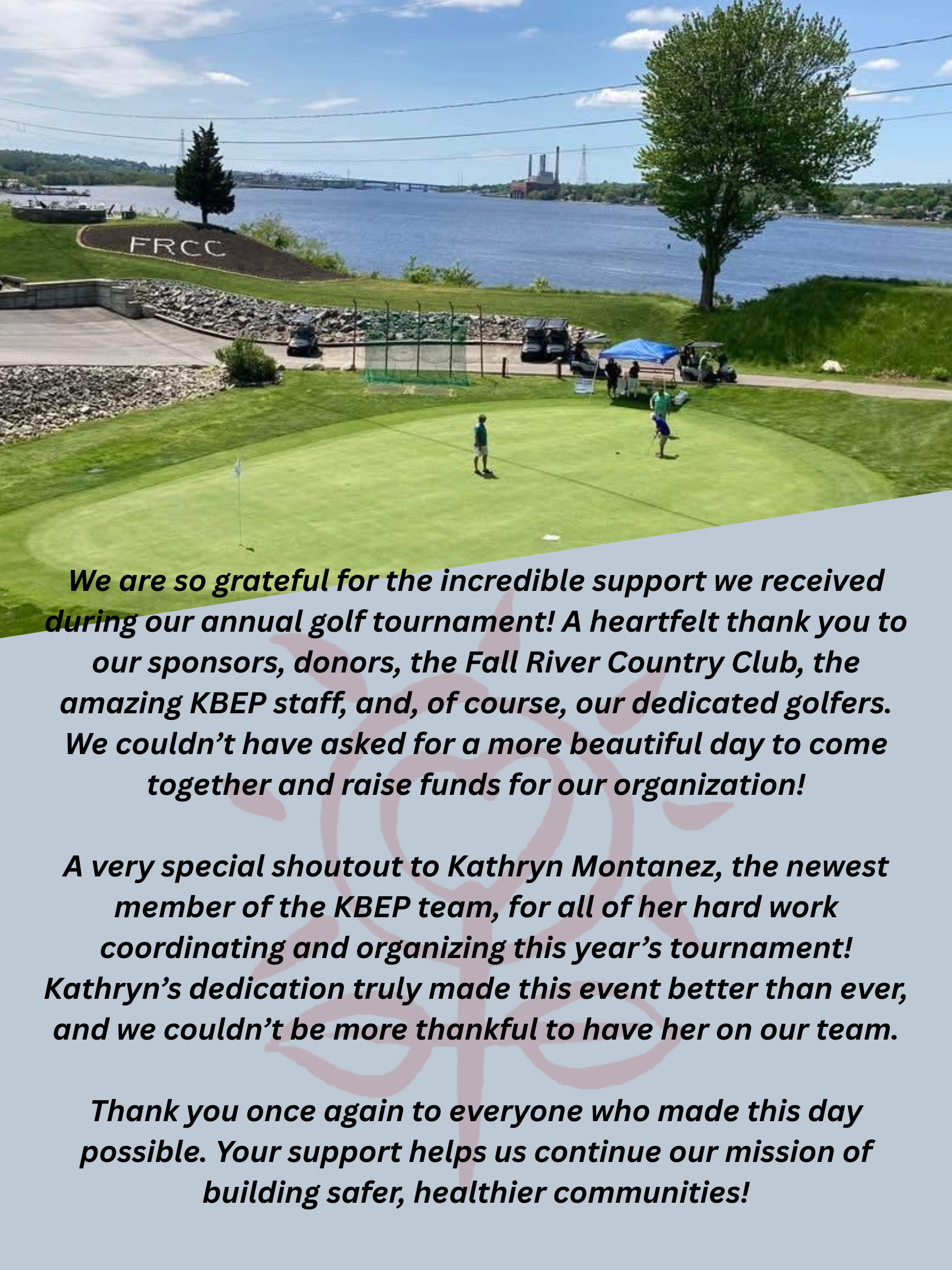 Post Golf Thank You!